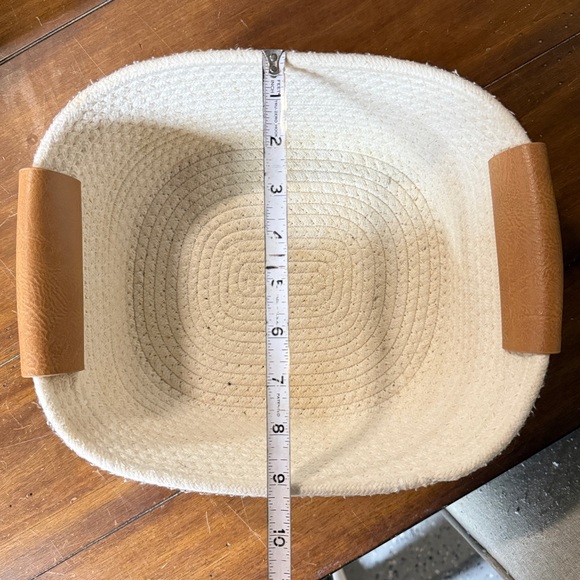 Decorative Coiled Rope Basket - Picture 8 of 9